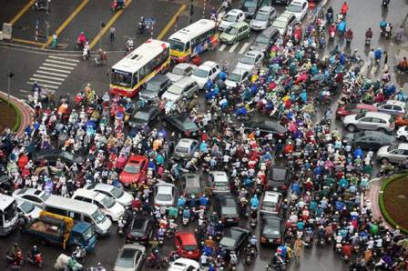 tình trạng giao thông tại Việt Nam