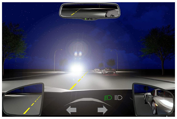 Câu 595: Khi gặp xe ngược chiều bật đèn pha trong tình huống dưới đây, bạn xử lý như thế nào?