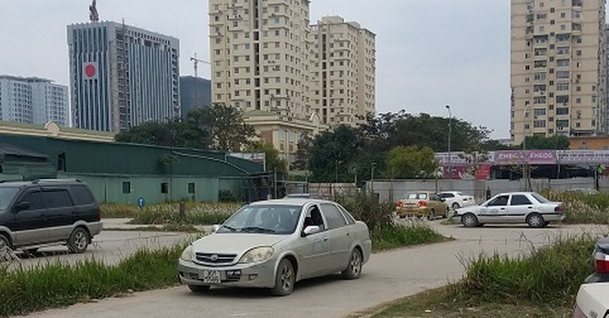 Sân học lái xe ô tô gần khu vực Thanh Xuân - Hà Nội: Sân tập Nam Trung Yên - Phạm Hùng